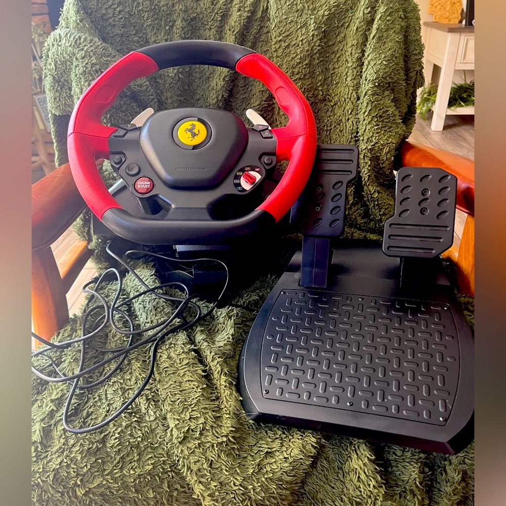Ferrari Racing Wheel Red and Black